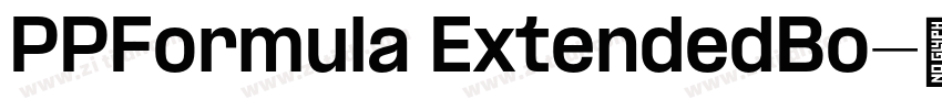 PPFormula ExtendedBo字体转换